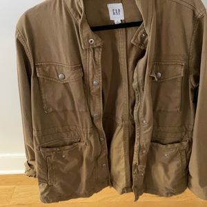 Gap khaki/tan jacket size medium